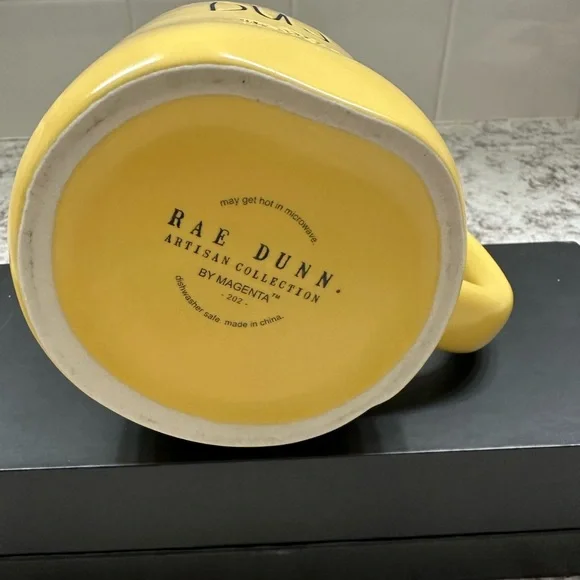 Rae Dunn Yellow Busy Bee Mug - Picture 3 of 4